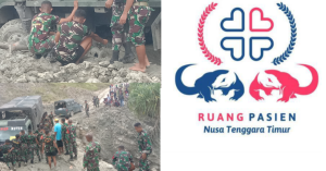 Menuju Korban Bencana Di Laksel – Belu, Tim Yayasan Ruang Pasien Indonesia (YRPI) NTT Terkandas Akibat Longsor