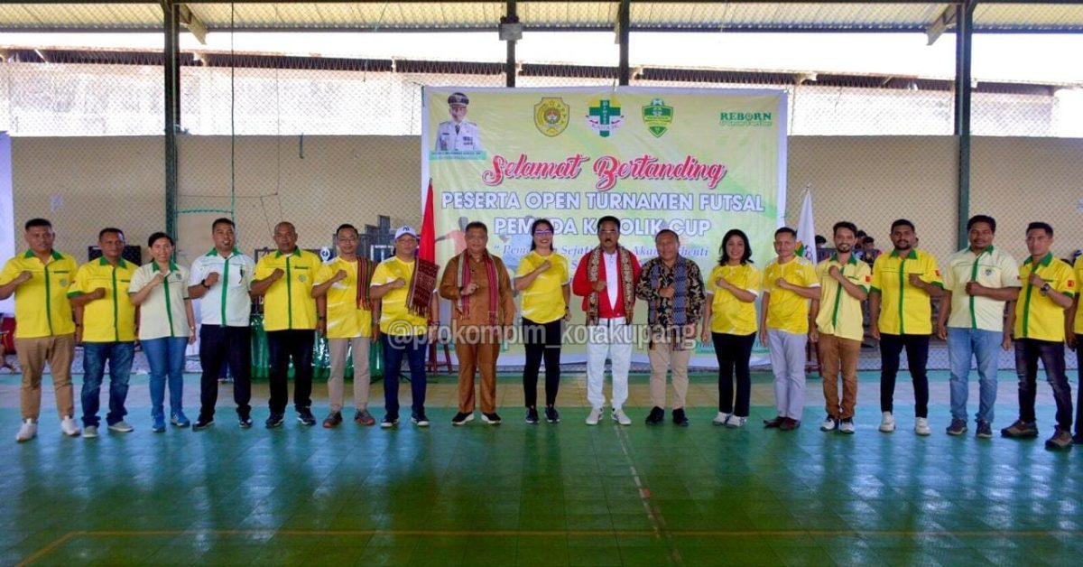 Sekda Kota Kupang Apresiasi Terselenggaranya Turnamen FutsalKatolik Cup.
