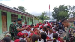Peduli Akan Pendidikan, Yayasan MPPI dan TNI Bagikan Alat Tulis Untuk Pelajar di Tapal Batas RI-RDTL